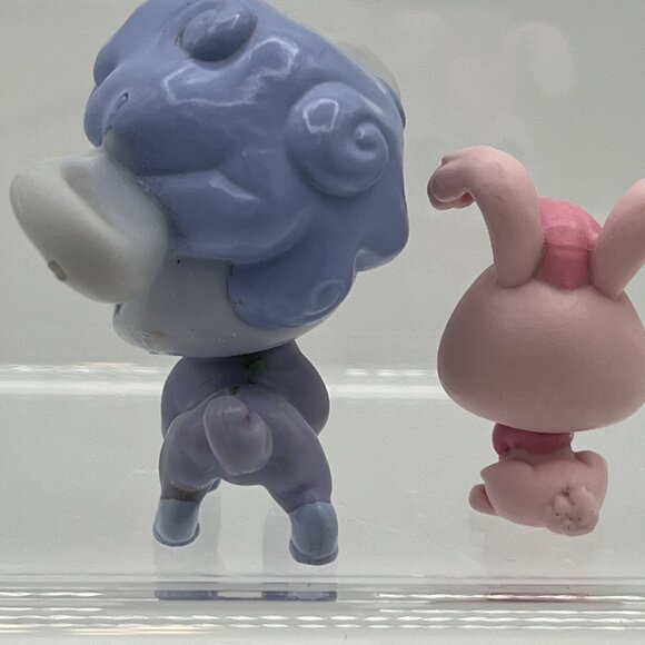 Hasbro Littlest Pet Shop #190 Livvy Lambton Lamb #191 Rosalina Angora Rabbit LPS - Picture 5 of 9